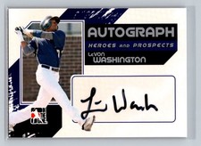 2011 In The Game Heroes & Prospects Autographs Gold #A-LW LeVon Washington