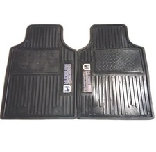 Vtg Hudiburg Subaru All Weather Floor Mats Thick Rubber Heavy Duty 23.5x16 Guc