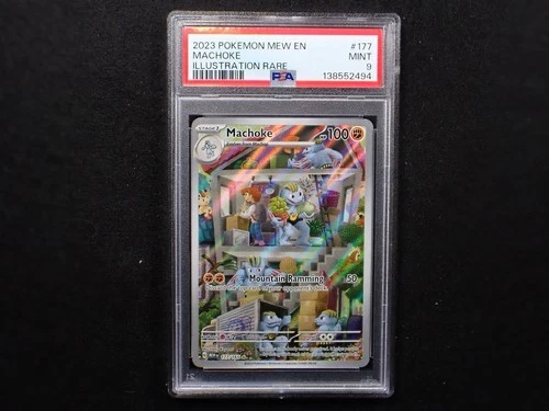 Machore Pokemon  MEW EN 177/165 Illustraion Rare PSA 9