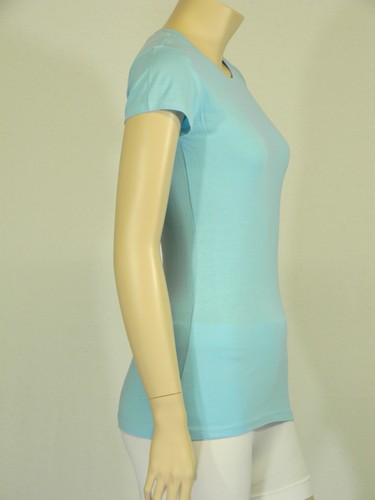 T-shirt girocollo donna/junior cotone massello girocollo s-XL - Foto 50 di 115