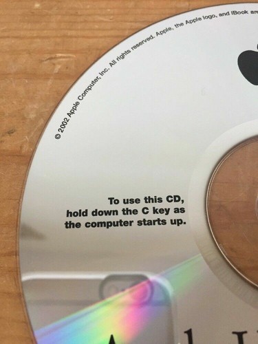 Mac Macintosh iBook Hardware Test 1.2.3 Software System Diagnostic CD-ROM Disc - Picture 4 of 8