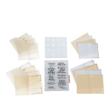 Crafter's Companion Christmas Verse Stamps and Inserts New