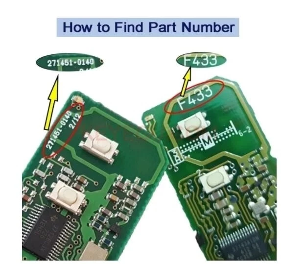 For Toyota Camry 2007 - 2011 Smart Proximity Keyless Remote Fob 3370 E HYQ14AAB - Imagem 2 de 4