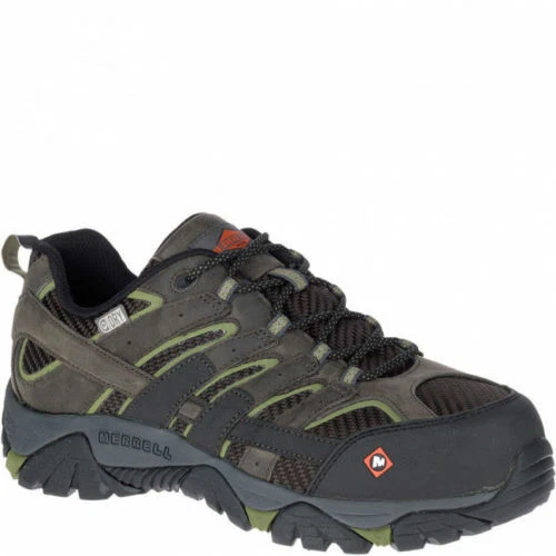 Merrell Men's Moab 2 Vent Composite Toe Waterproof Safety Work Shoes J45313 - Picture 1 of 2