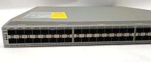 Cisco N9K-C93180YC-EX 48P 10G/25G SFP 6P 40G/100G Switch B-F AirFlow GD106 - Picture 2 of 6