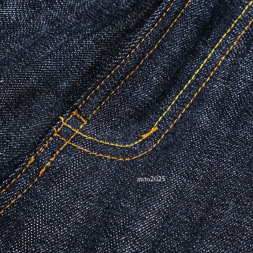 Simons 17oz Heavyweight Selvedge Denim Pants Vintage Casual Straight-leg Jeans - Picture 13 of 23