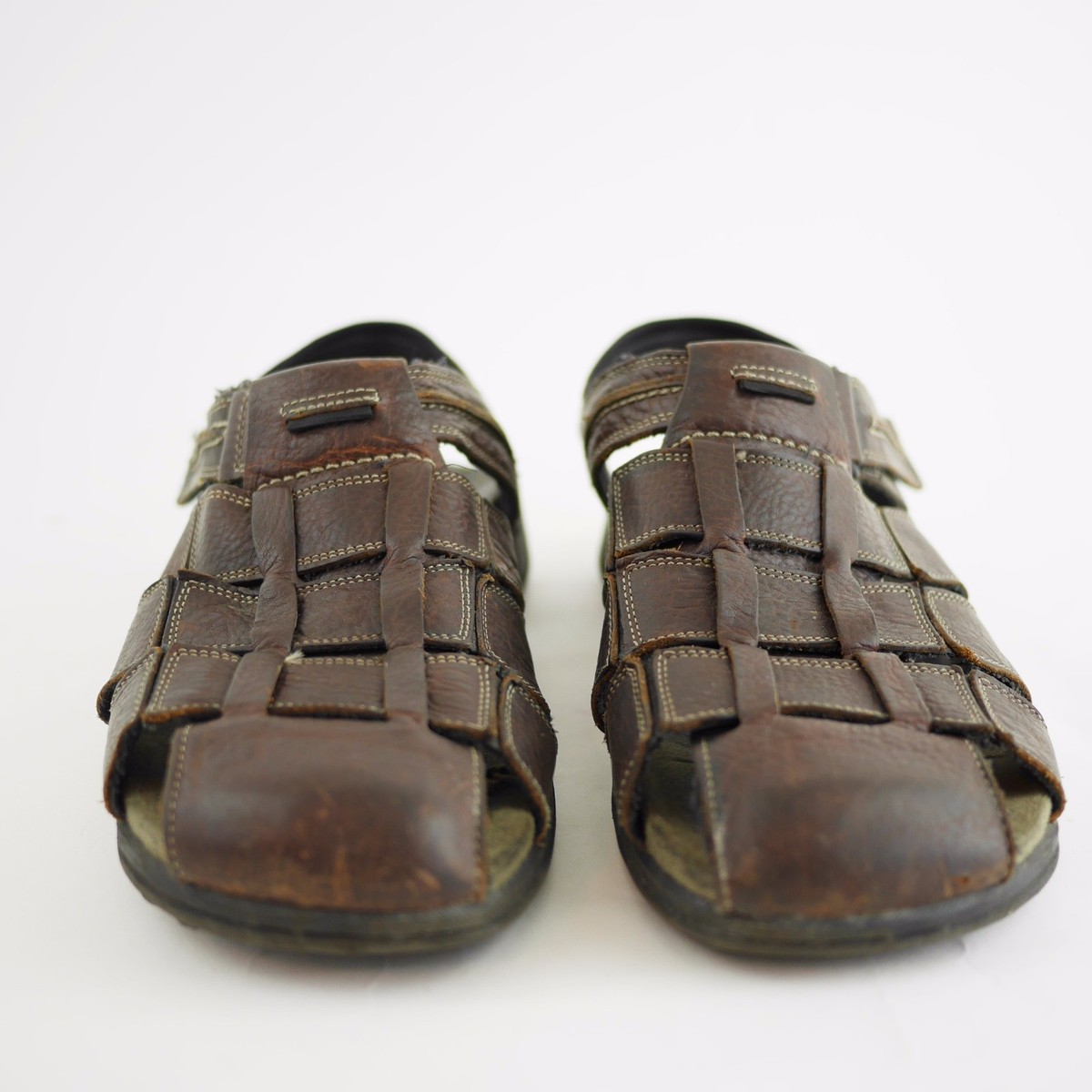 MENS Clarks Brown Leather Sport Outdoor Trail Hiking‎ Water Sandals Size 7 Clarks - Brandclub - Clarks Men main image 4