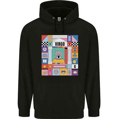 A Vibrant Virgo Sternzeichen Sternzeichen Herren 80% Baumwolle Hoodie
