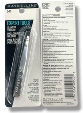 Maybelline Expert Tools Slant Tip Tweezer Lot Of 2 As Seen In Pics