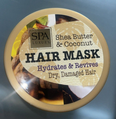 Spa Luxury Conconut Hair Mask CREAM 6 OZ NEW