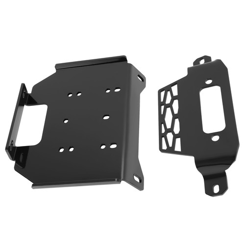 UTV Winch Mount Plate Bracket Fit Polaris RZR 4 900 1000 XP Turbo & General 1000 - Picture 16 of 21