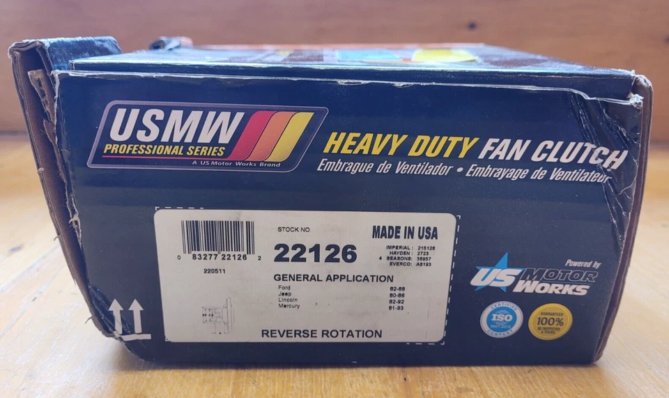 USMW Heavy Duty Fan Clutch (103) NEW Open Box AFTERMARKET Part - Image 2 of 4