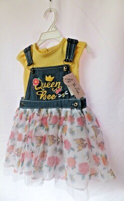 LITTLE LASS -18 MONTH QUEEN BEE 2   PIECE DRESS