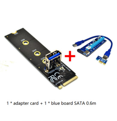 M. 2-way PCI-E x16 ngff slot adapter card video card extension adapter cable