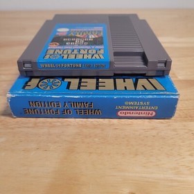 Wheel of Fortune Family Edition NES Nintendo Entertainment System1990 CIB Tested