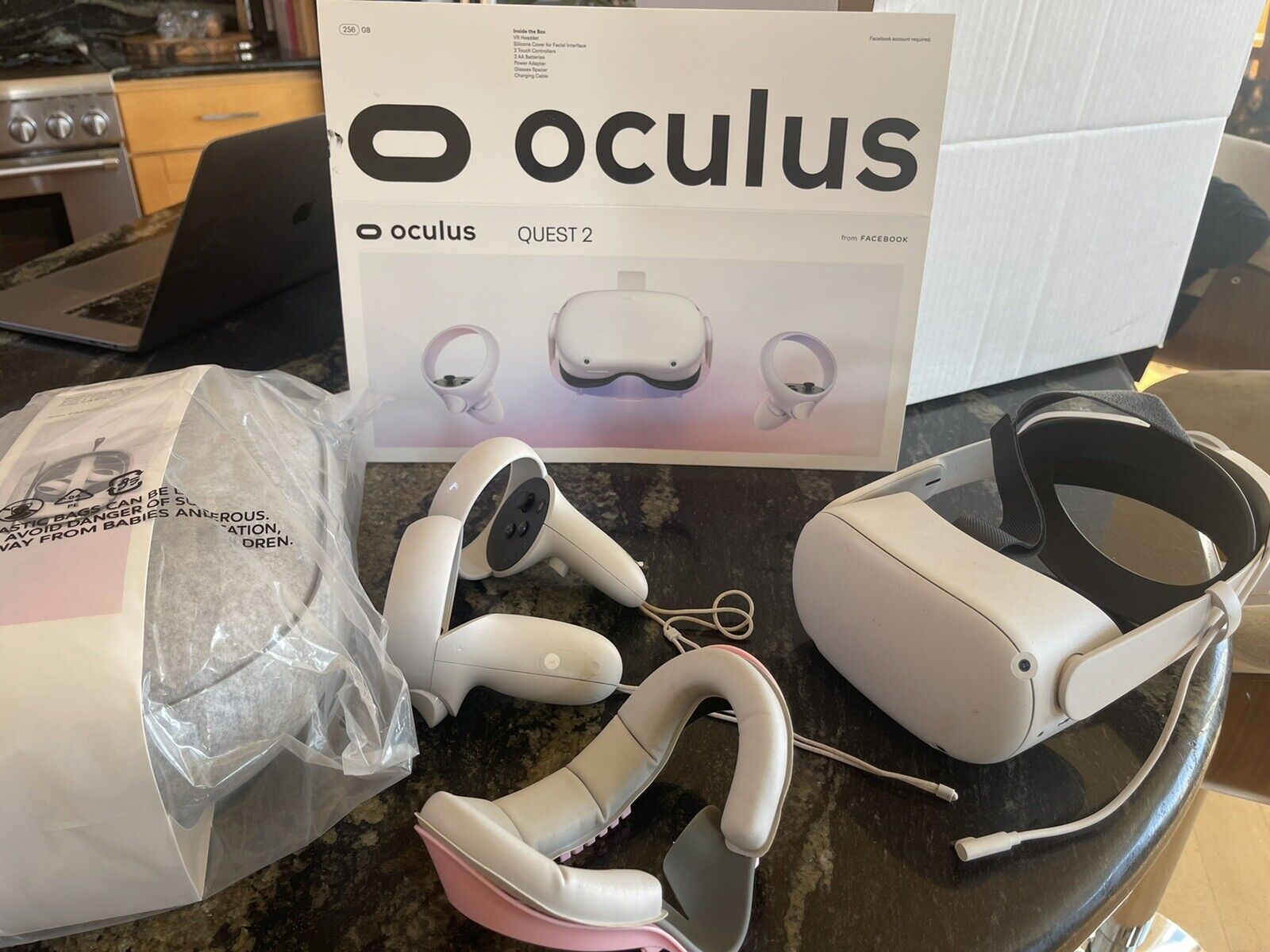 Meta Oculus Quest 2 256GB Standalone VR Headset - White