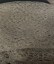 Silver Lacy Shawl Wrap Shoulder Scarf 56 x 18