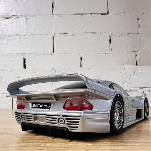 Mercedes-Benz AMG CLK GTR Street Version Maisto 1:26 Diecast Silver 1:24 - Picture 10 of 19