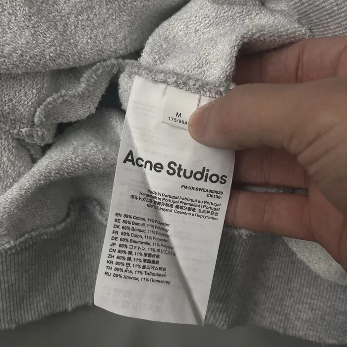 Felpa con cappuccio Acne Studios Stockholm 1996 M