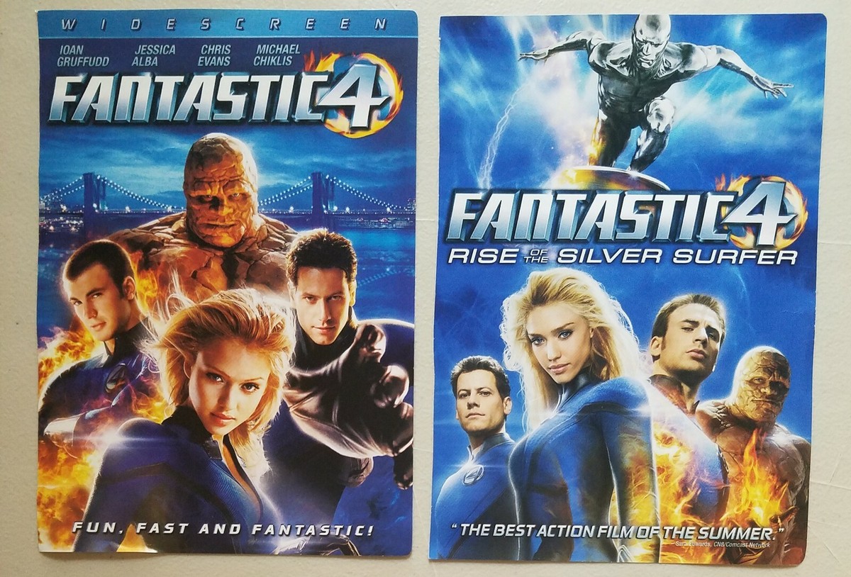Fantastic 4 + Rise of the Silver Surfer (DVD) No cases. | eBay