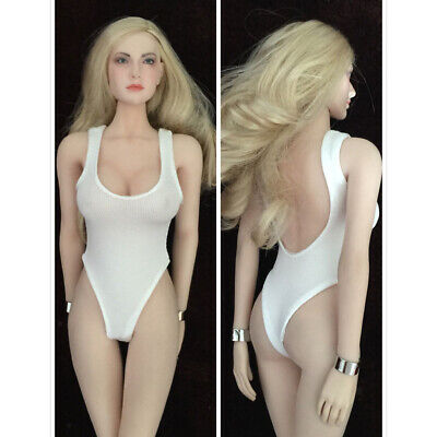 Details about   1/6 Scale Female Figure Doll Costumes Tank Top Leotard Bodysuit for 12 inch