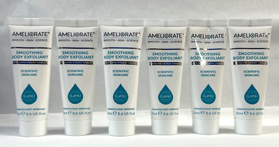6X Ameliorate Smoothing Body Exfoliant Scientific Skincare  0.6 oz Travel Size