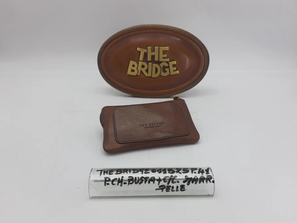 Portachiavi/Busta Uomo/Unisex, Pelle, Marrone, 011525 The Bridge - Imagen 2 de 4