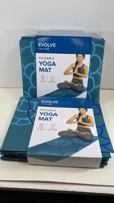 Gaiam Yoga Evolve Foldable Travel Yoga Exercise Mat Ultra Light