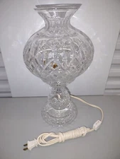 WATERFORD CRYSTAL Electric LISMORE  LAMP 14" Tall