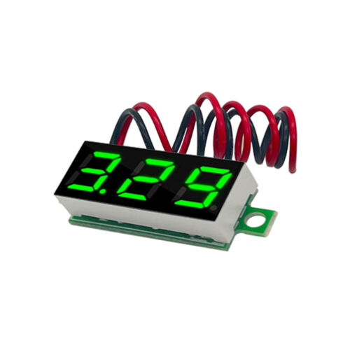 DC 0-100V 0.28" LED Voltmeter Display Voltage Panel Meter Blue Red 3 Wires - Picture 7 of 17