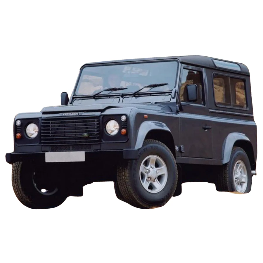 Pre Cut Window Tint for Land Rover Defender 90 2-Door 2003-14 5% Limo Black Rear - Image 2 of 4
