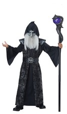 Dark Wizard Magic Sorcerer Boys Child Costume