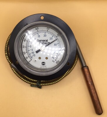 General Cable Analog Thermometer 