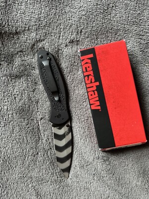 SELTEN Kershaw Blur Tiger Striped Tanto NEU Taschenmesser