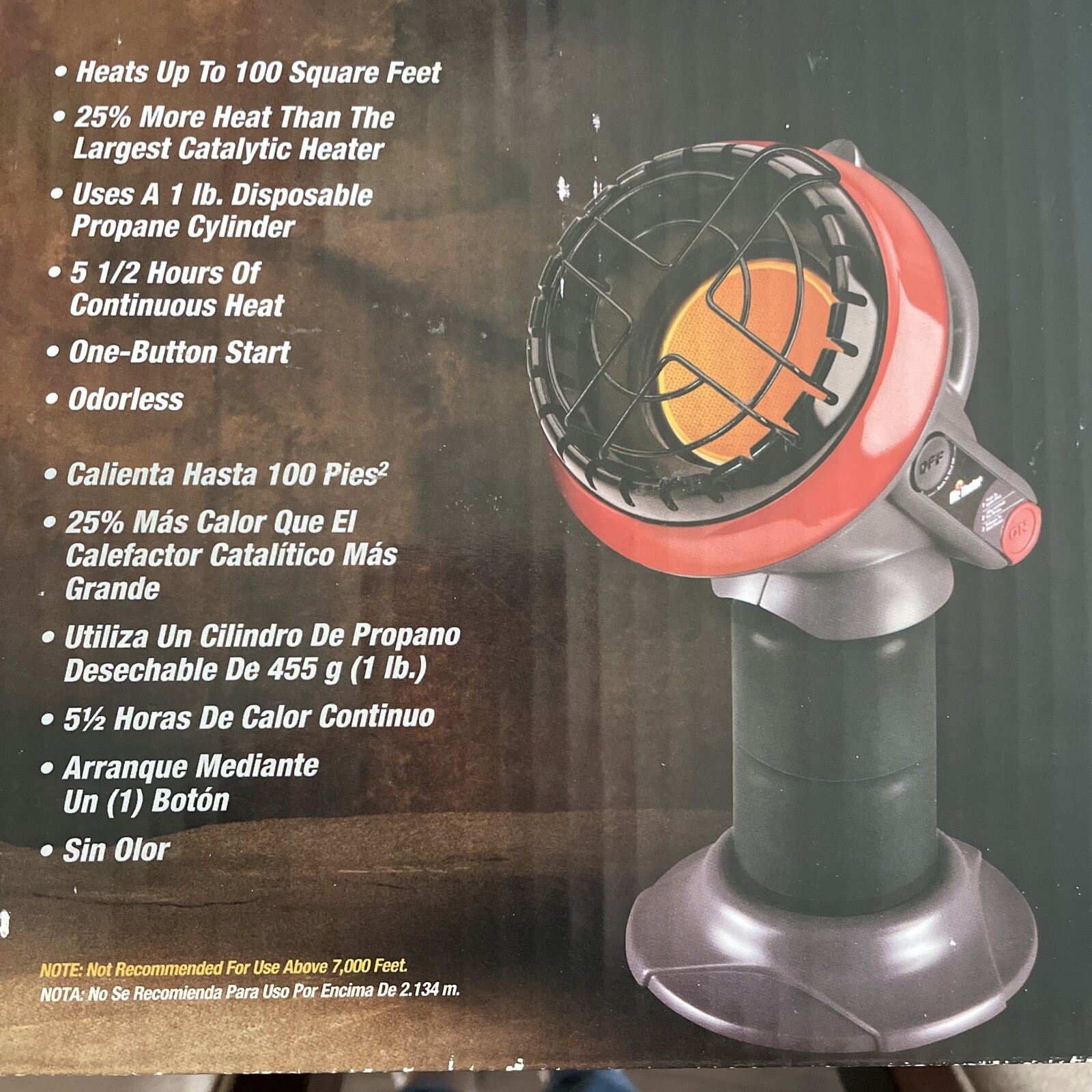 Mr. Heater F215100 MH4B Little Buddy 3800-BTU Indoor Safe Propane Heater,  Medium | eBay