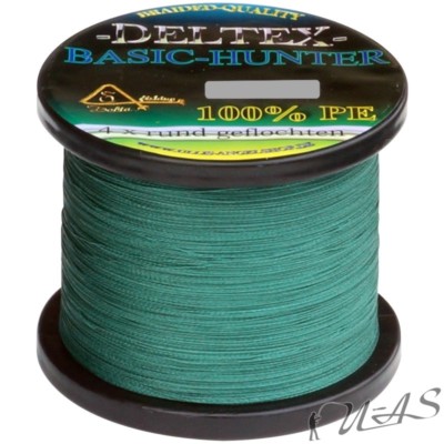 Deltex Basic Hunter Green 0,35mm 20.5Kg 1000M Rund Geflochtene Angelschnur Kva