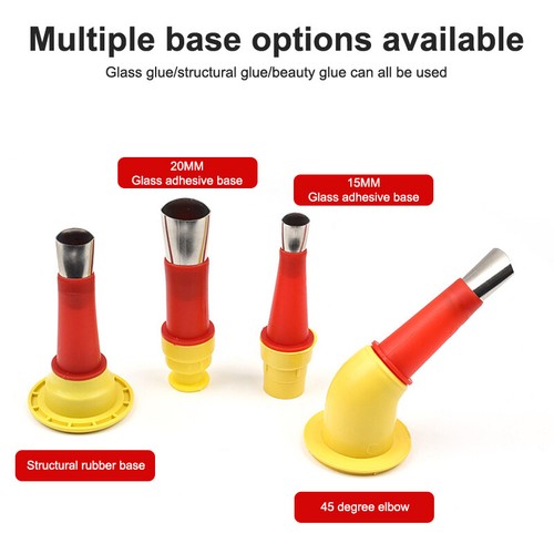 20Pcs Stainless Steel Caulk Nozzle Applicator Caulking Finisher Glue Tools - Picture 8 of 9