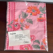 Vtg Catalina Corsica Pink Orange Flower Retro...
