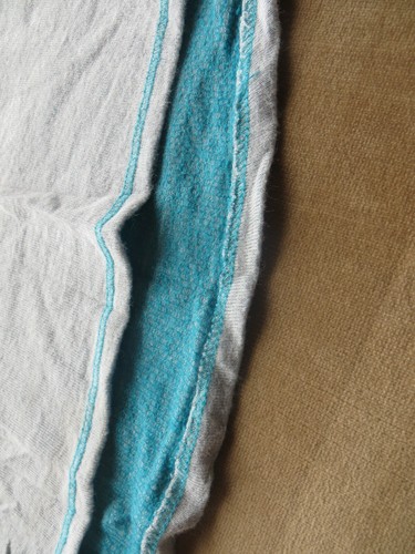 Circo Sz L 10/12 girls graphic peace sign gray turquoie blue pink yellow - Picture 4 of 7