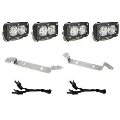 Baja Designs  S2 LED Fog Lights Upgrade Replacement Kit for 24-26 Toyota Tacoma
