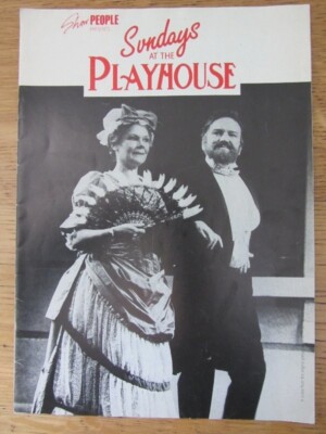 Rare JUDI DENCH MICHAEL WILLIAMS  A Evening with Mr & Mrs Nobody 1 DAY ONLY 1987