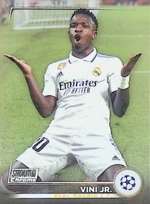 2022-23 Topps Stadium Club Chrome UEFA Real Madrid Vini Jr. Vinicius Jr.