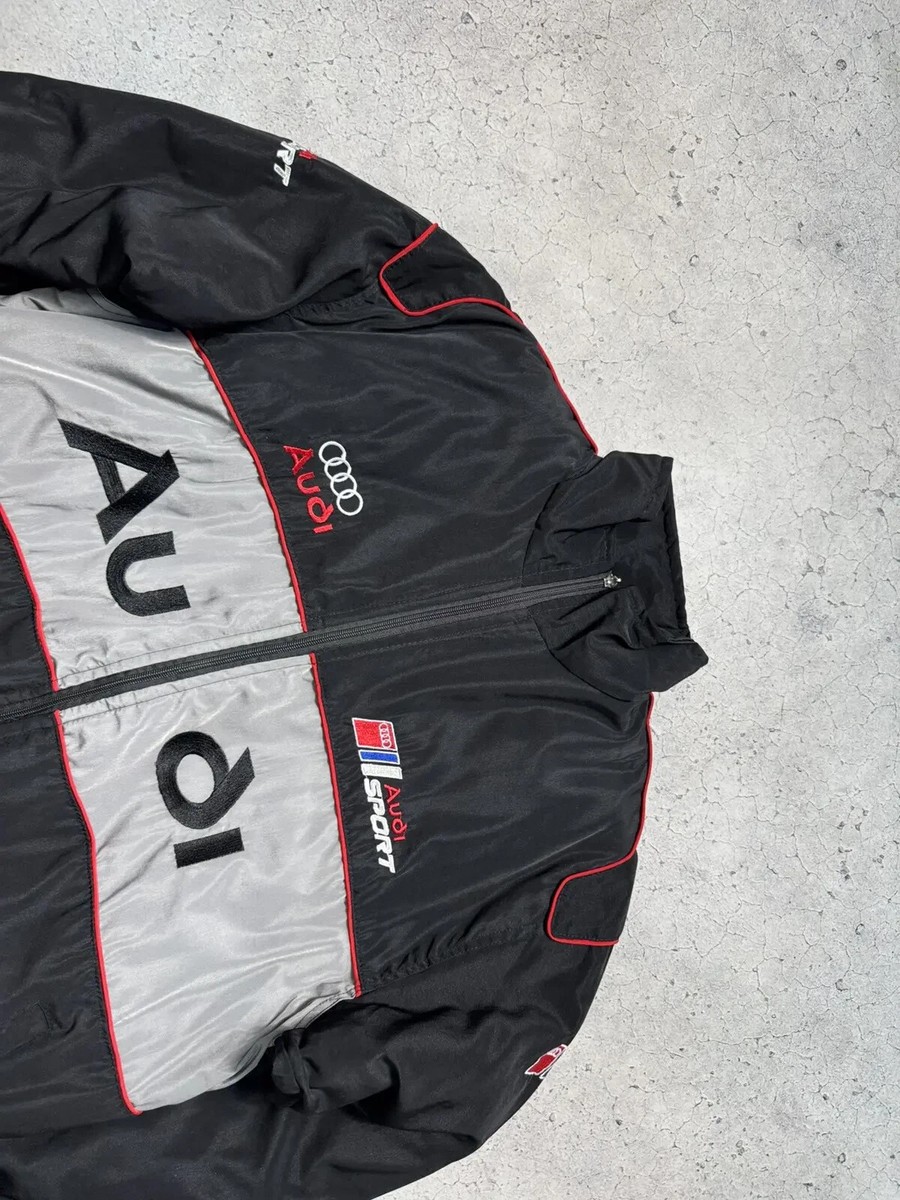 Audi Sport Bomber Racing Jacket Hype Rare Big Logo Vintage | eBay