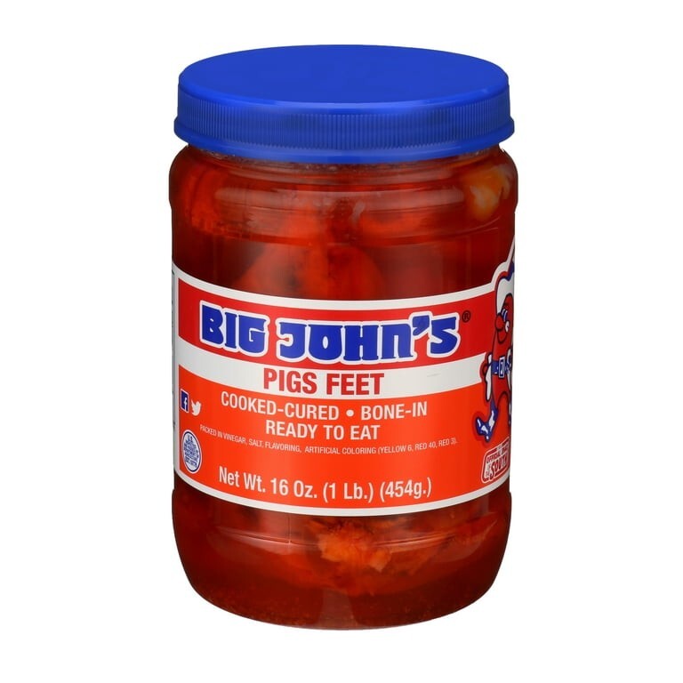 Big john's pickled pig feet 1 Pound Jar eBay