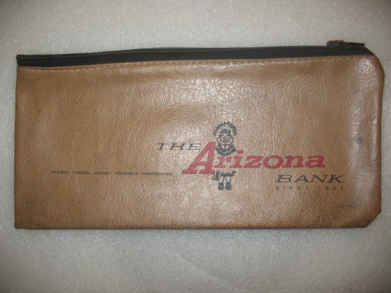 The Arizona Bank - Zipper BANK Deposit MONEY BAG