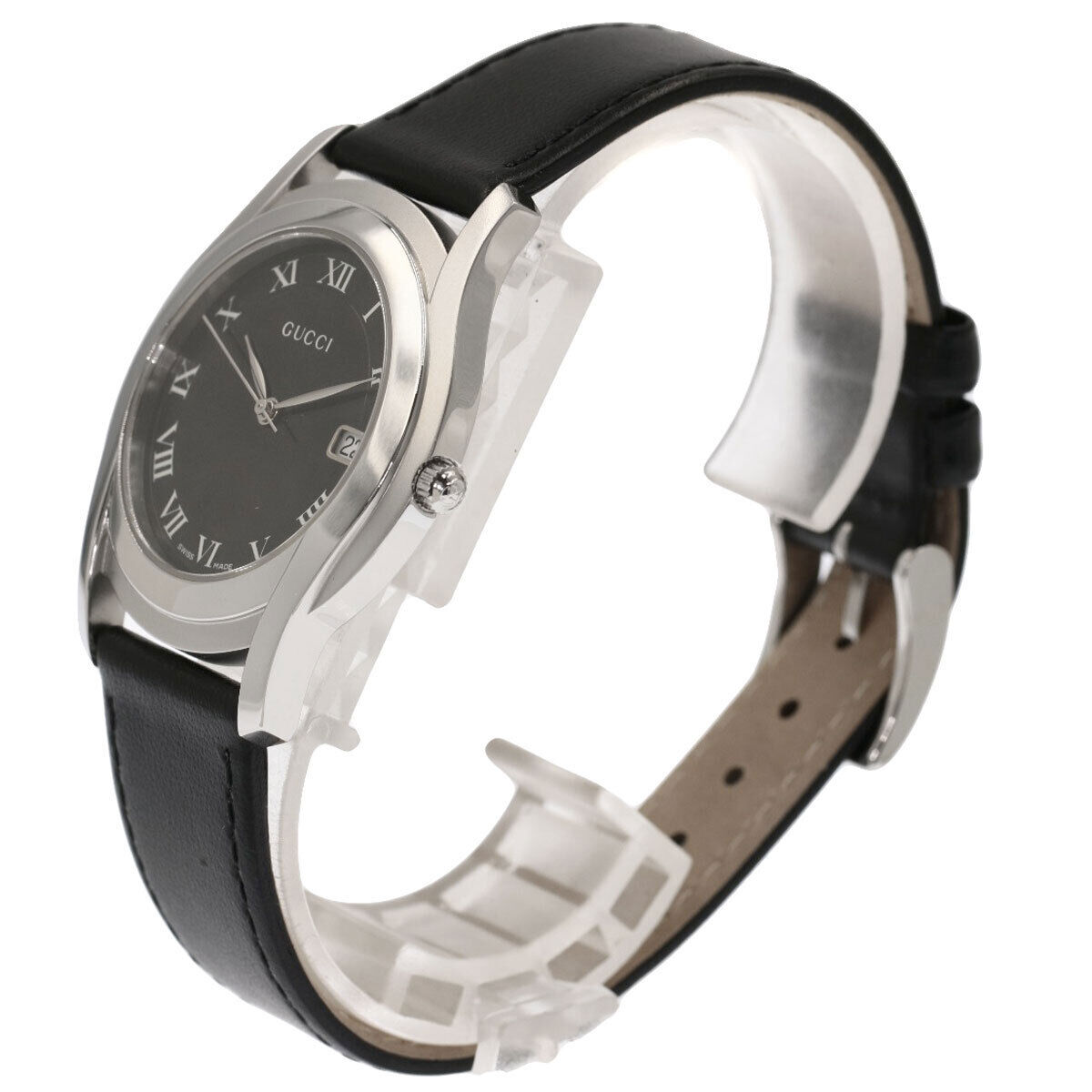 Gucci 5500M Watch Stainless Steel Leather Men s Used GUCCI Gucci 5500M Watch Stainless Steel Leather Men s Used GUCCI
