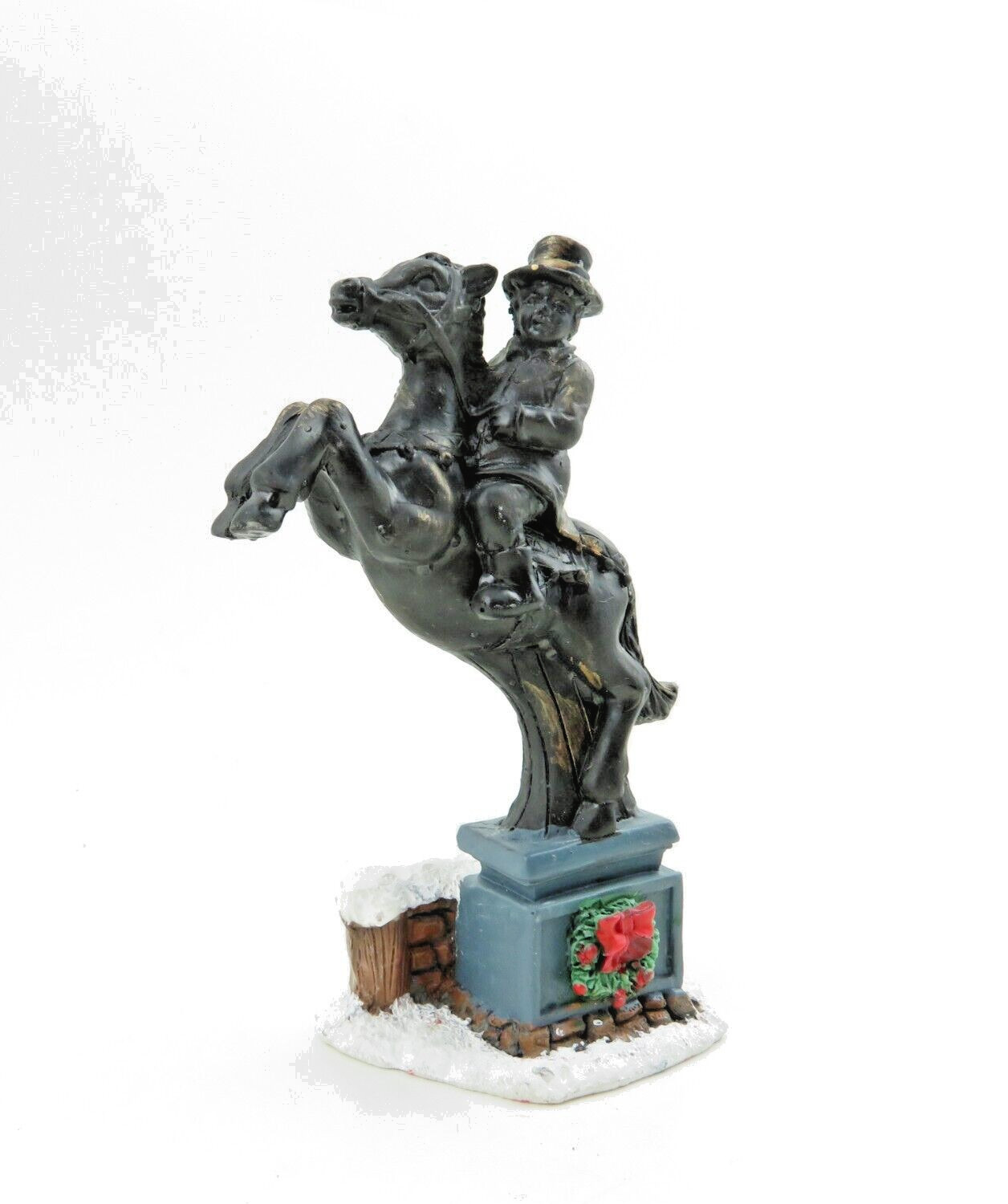 Holiday Time Christmas Village Accessory Collectible - TOWN SQUARE STATUE - NIP