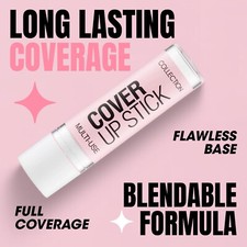 Image of COLLECTION COSMETICS CREAMY FULL COVERAGE COVER UP LIGHT CONCEALER STICK , LIGHT