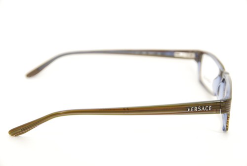Occhiali Versace nuovi autentici mod. 3071 460 Occhiali da vista a righe verdi 53 mm RX - Foto 5 di 7