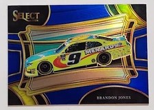2024 Select NASCAR Racing Pit Road #190 Brandon Jones Blue Prizm #008/175